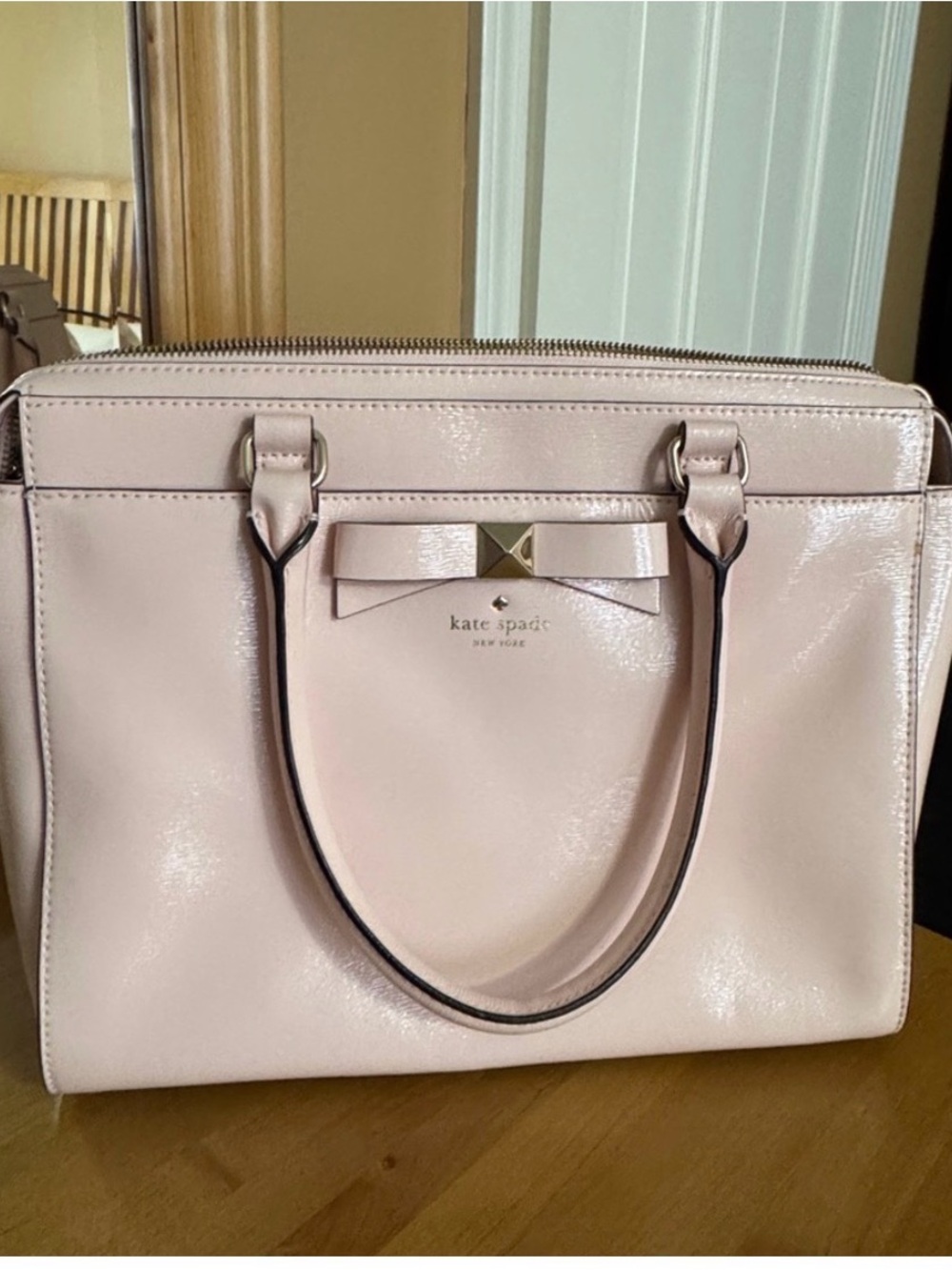 kate spade Blush Pink Structured Satchel
